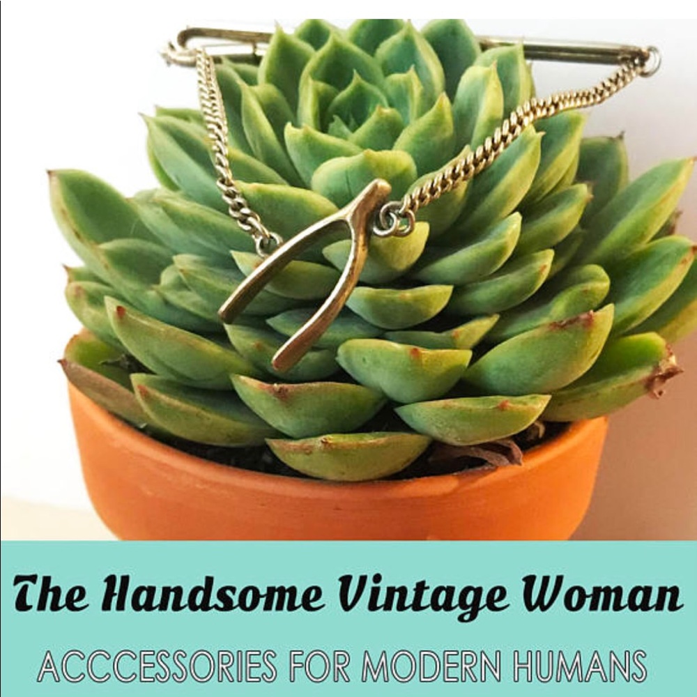 Vintage Swank Wishbone Tie Bar, 1930s