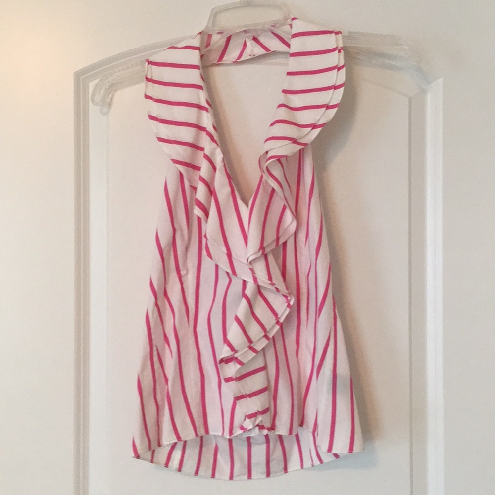 Ralph Lauren Rugby Ruffle Halter Top