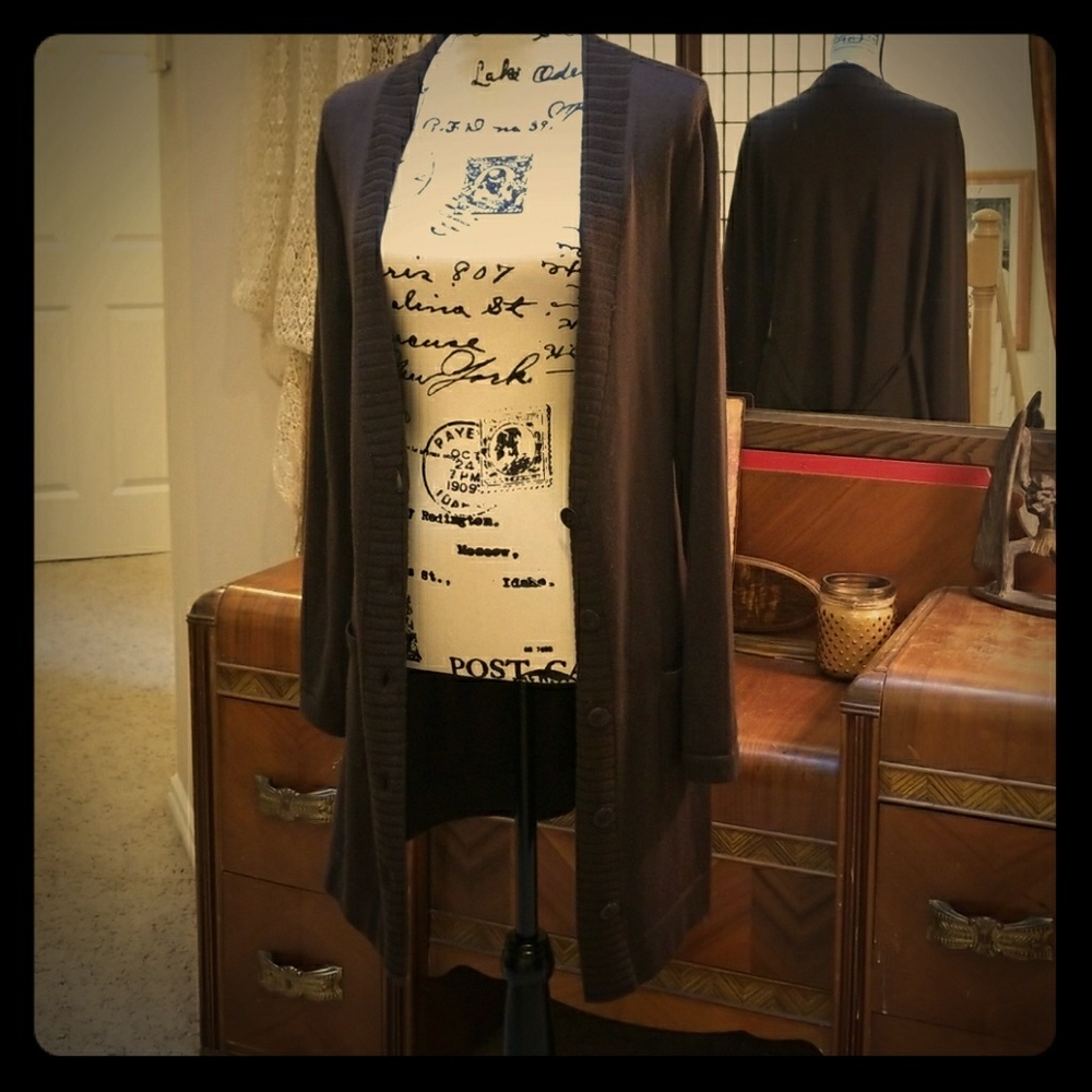 Semantiks Chocolate Brown Shrug