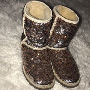 Shimmery Ugg boots (used)