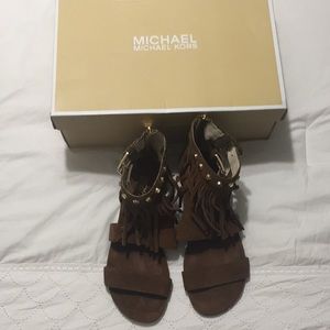 Michael Kors fringe sandals