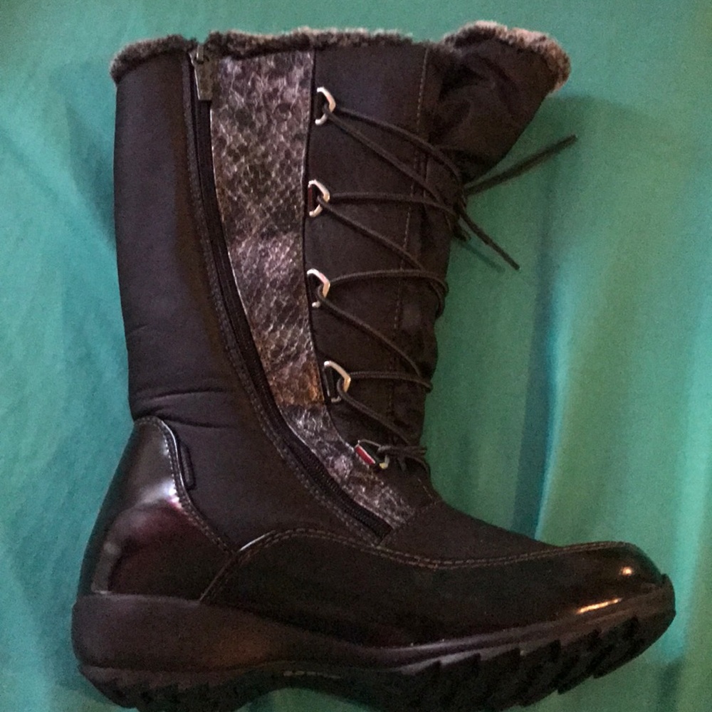 Black Womens Snow Boots