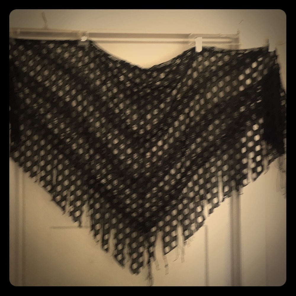 Black shawl