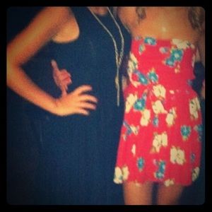 Hollister Red Hawaiian Dress