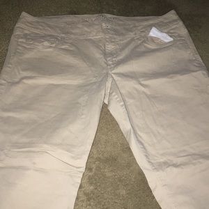 Capri Khaki Pants