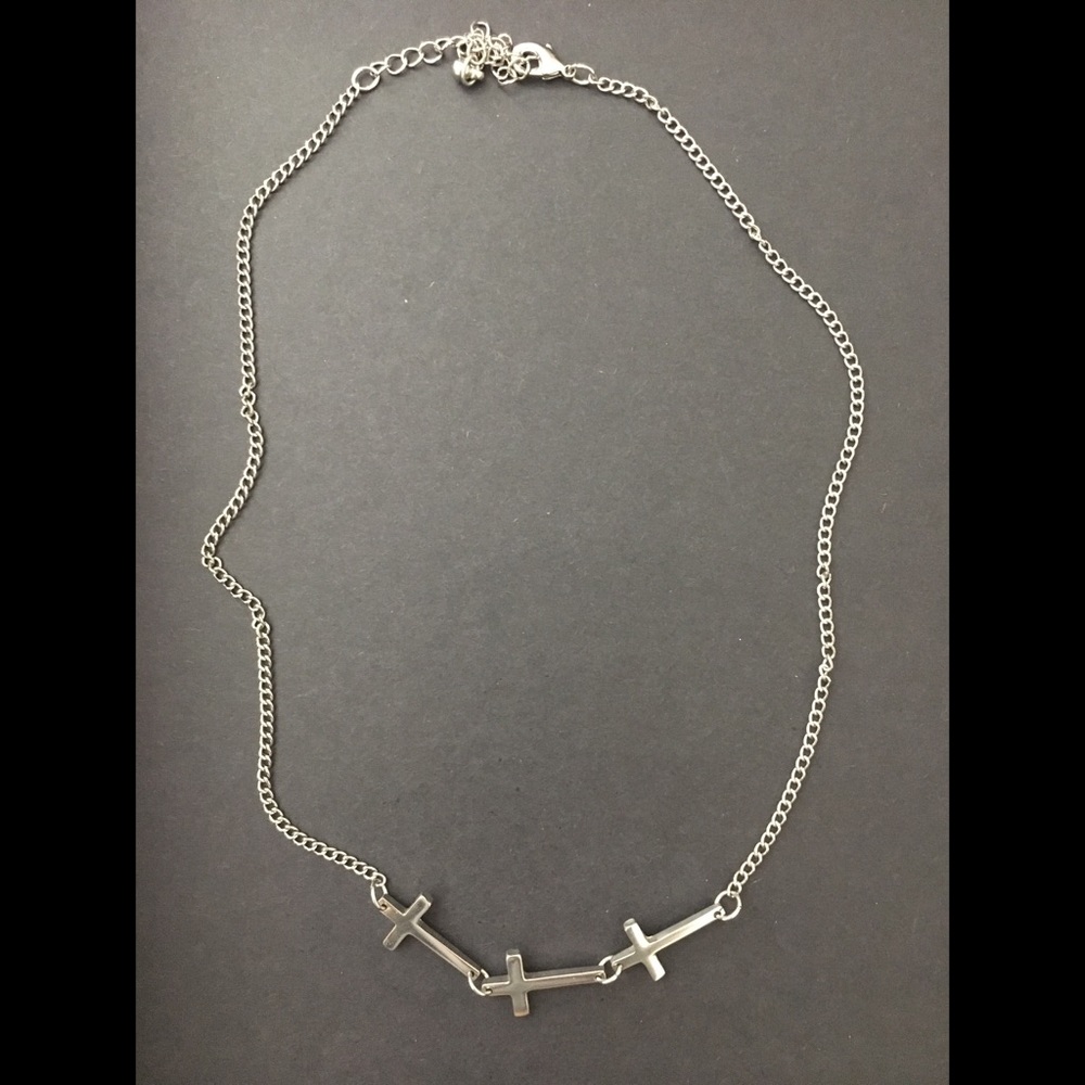 Silver Cross Necklace