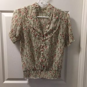 Forever 21 sheet blouse
