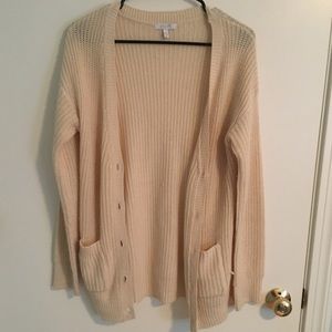 Cream Colored Knit Women’s Cardigan