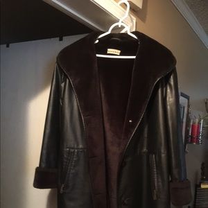 Dark brown coat