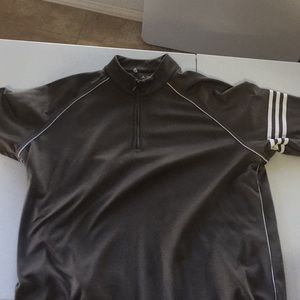 Olive green adidas pullover sweater