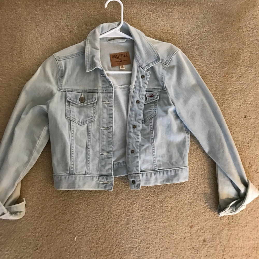 Jean jacket, light blue, only worn once