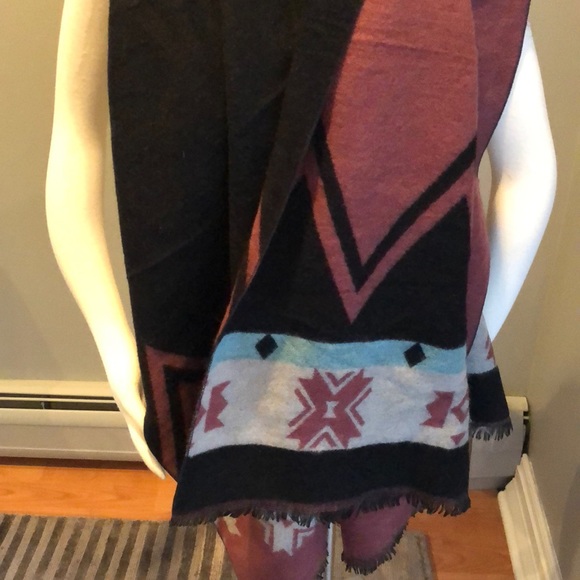 NWOT Free People Aztec print Kellen Scarf - Picture 4 of 5