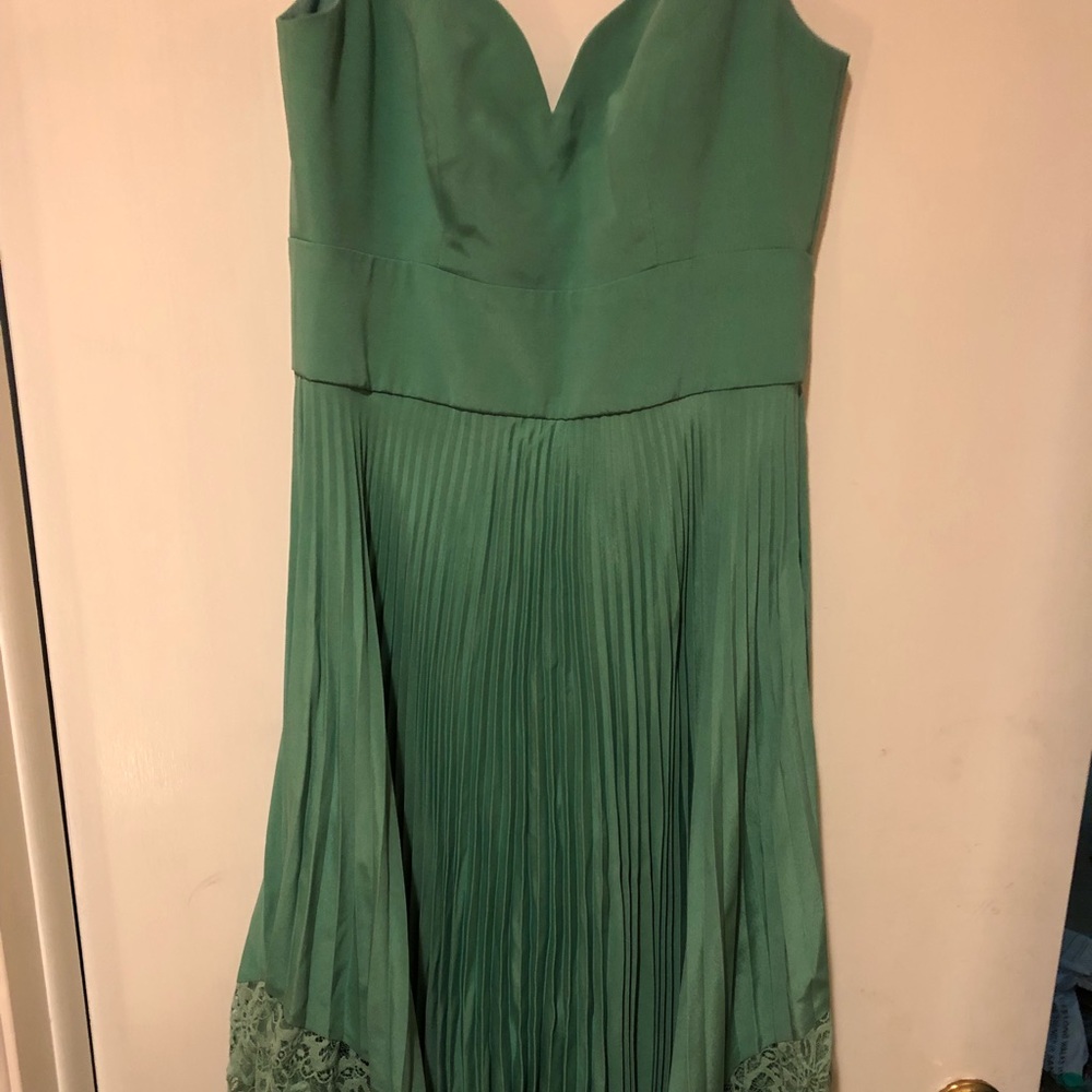 Nicole Miller silk dress with pleats