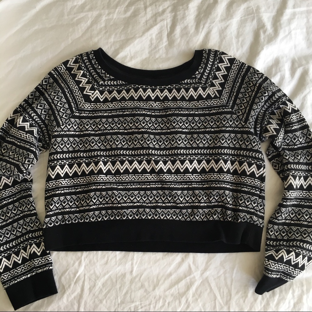 Cropped sweatshirt