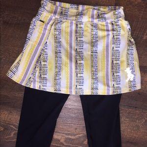 Runningskirts.com Skirt 2 News Capri Yellow Gray