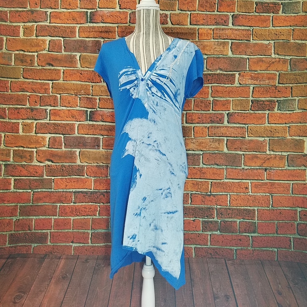 AnM blue Asymetrical dress