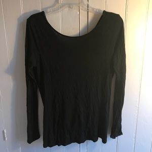 black Express shirt- can be worn in 2 ways!