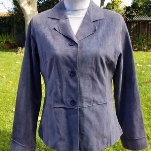 BRANDON THOMAS GENUINE Suede Leather Jacket