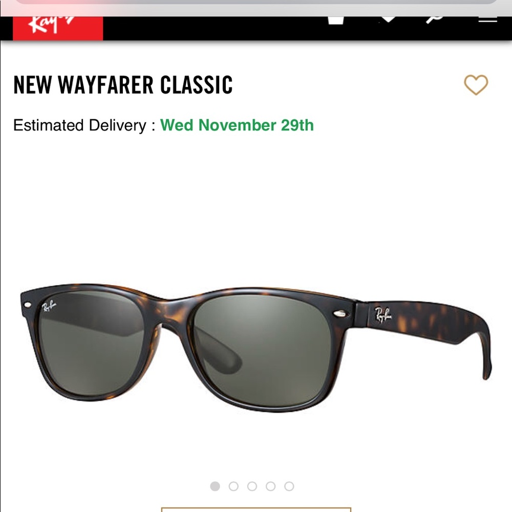 Real Ray Ban New Wayfarer Sunglasses