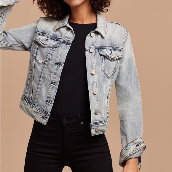 vintage wash denim jacket