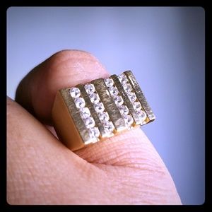 14k gold diamond ring