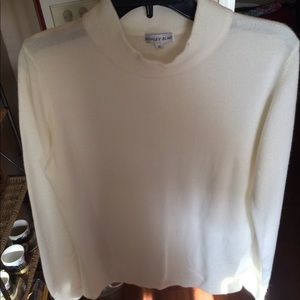 White Ashley blue sweater