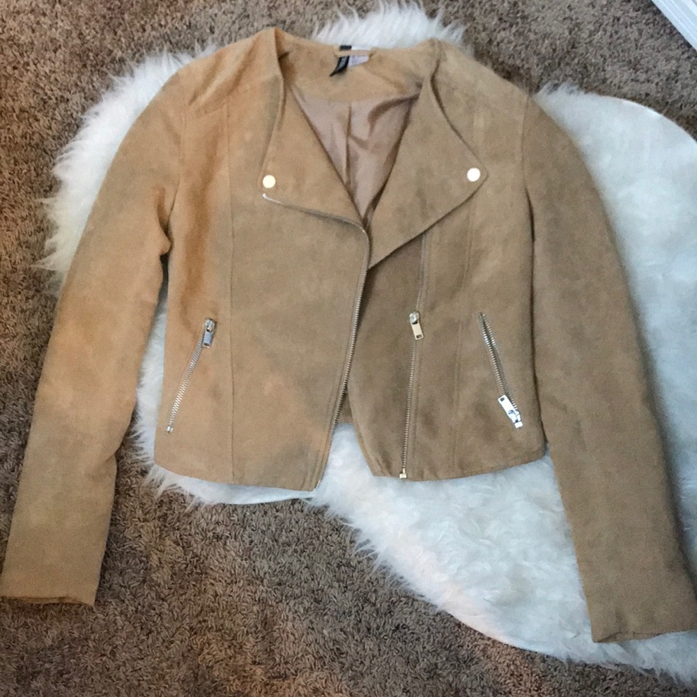 Suede H&M Moto Jacket - perfect condition!