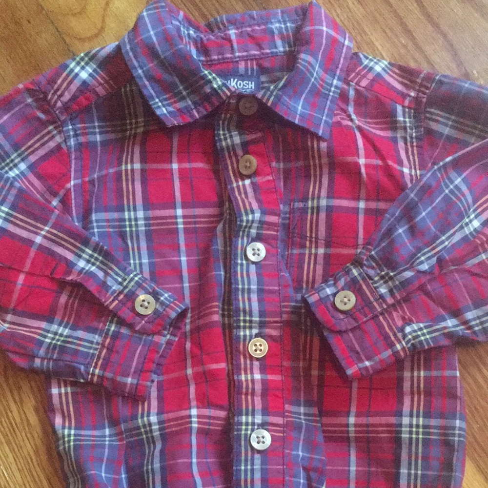 OshKosh B’gosh button down bodysuit