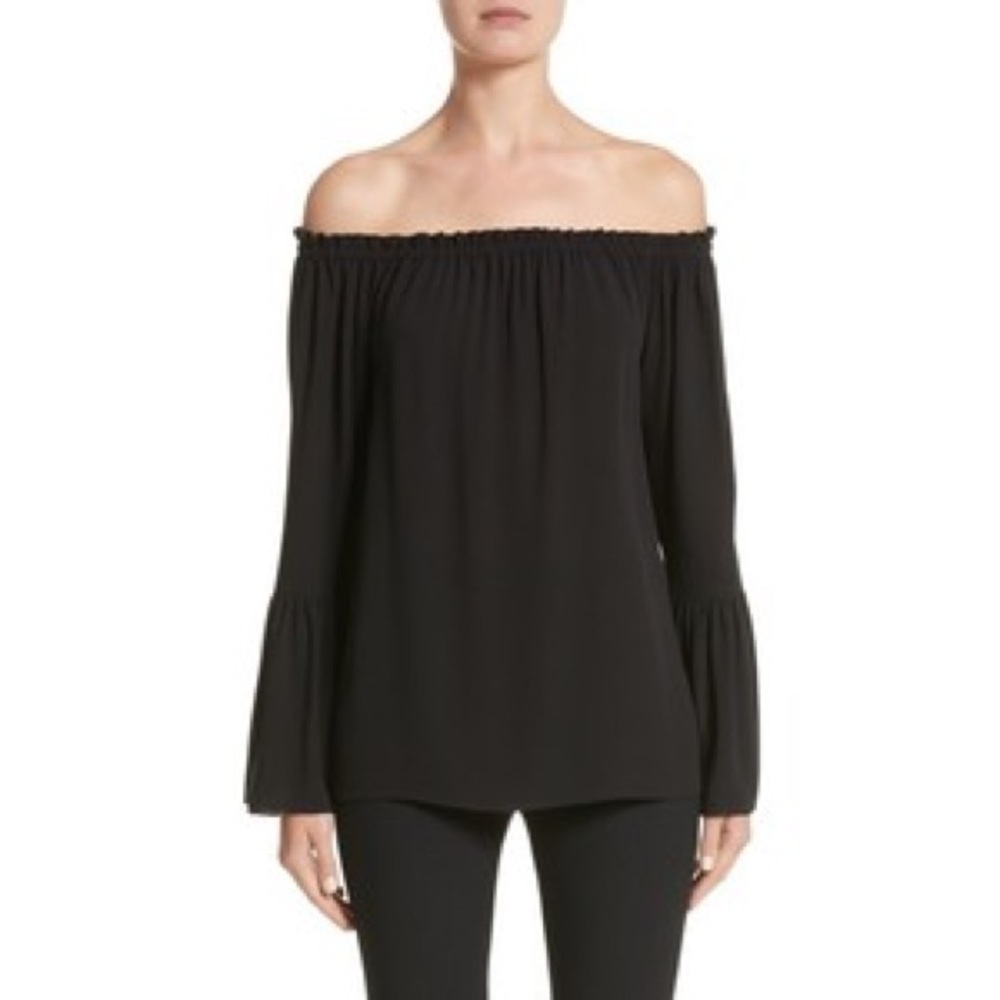 Michael kors flower top blouse