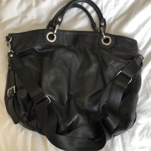 Beautiful leather shoulder bag