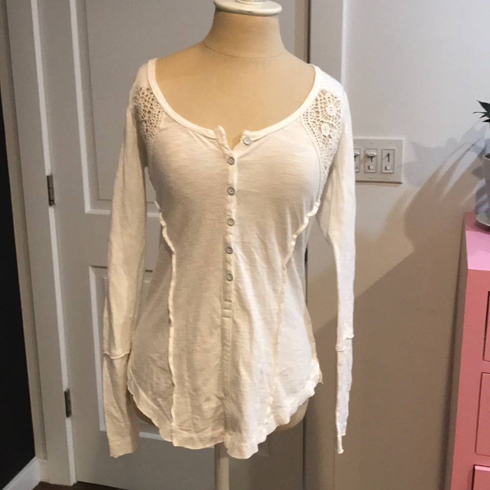 NWT White long sleeve top from Free People