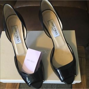Jimmy Choo peep toed pumps , gorgeous