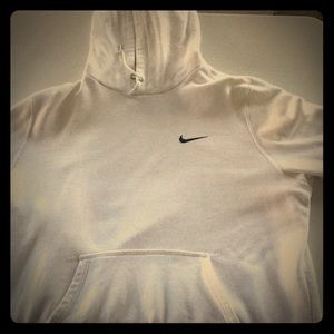 White Nike hoodie