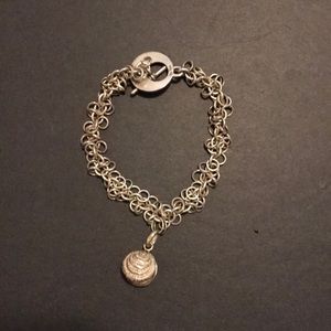 Links of London solid silver charm bracelet