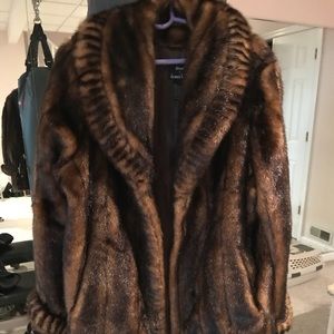 Large Faux fur winter coat