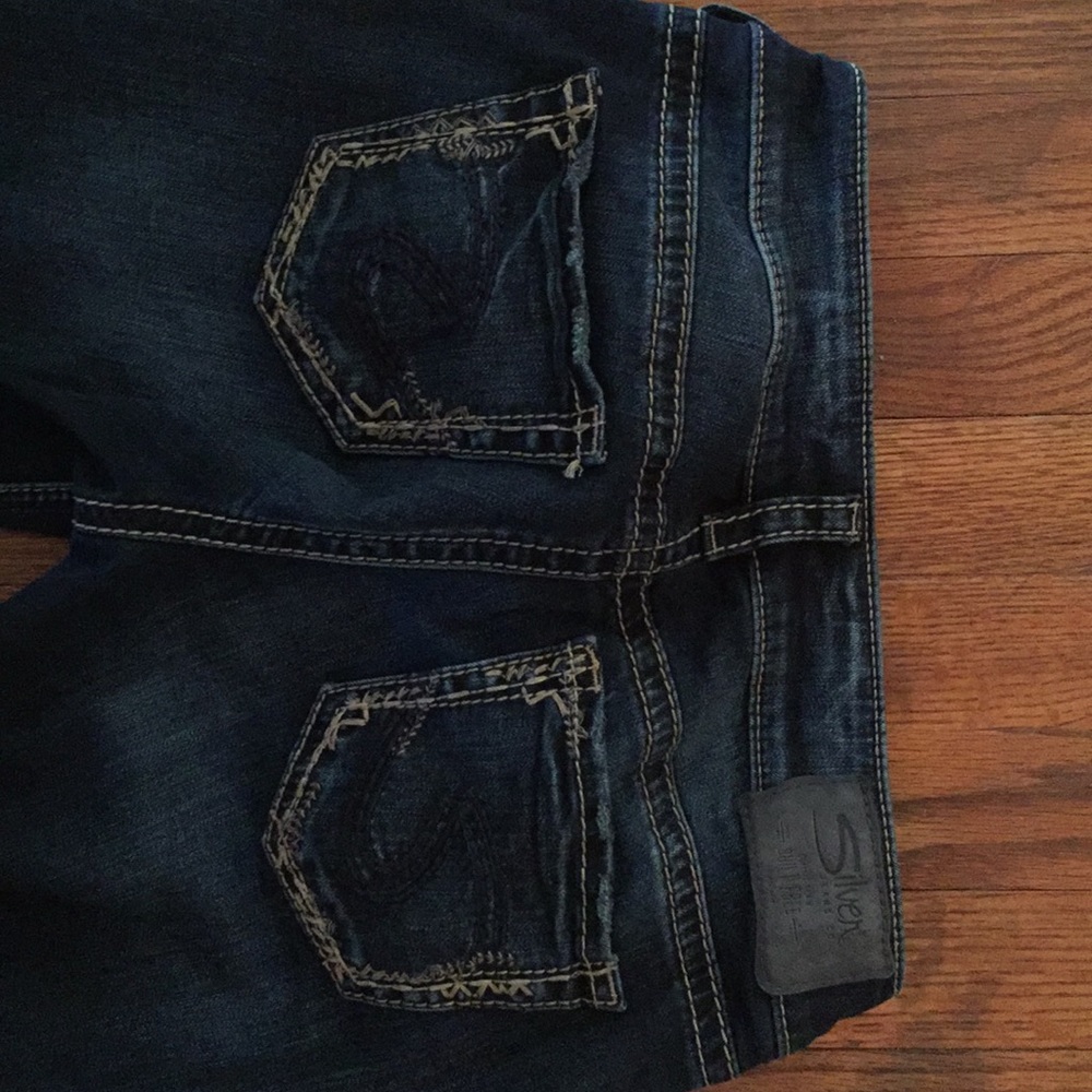 Silver jeans