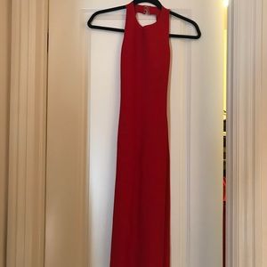 House of CB red bodycon