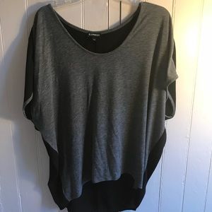 Express off the shoulder shirt