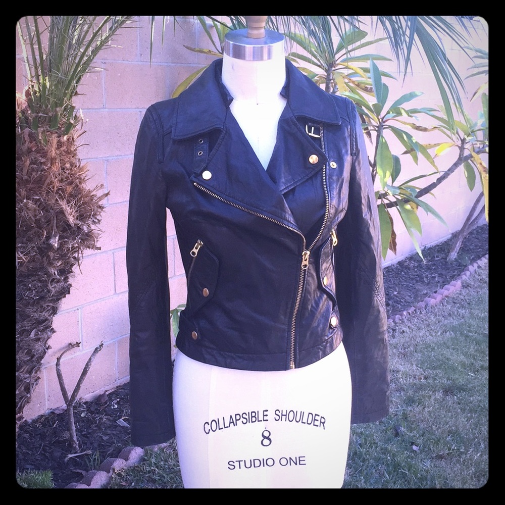ASOS vegan leather jacket