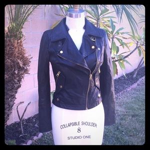 ASOS vegan leather jacket