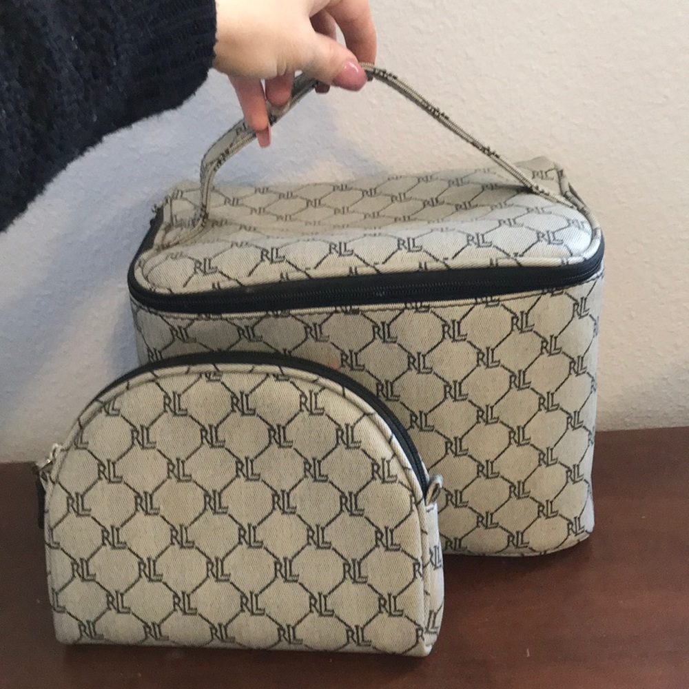 Ralph Lauren bag and mini matching clutch