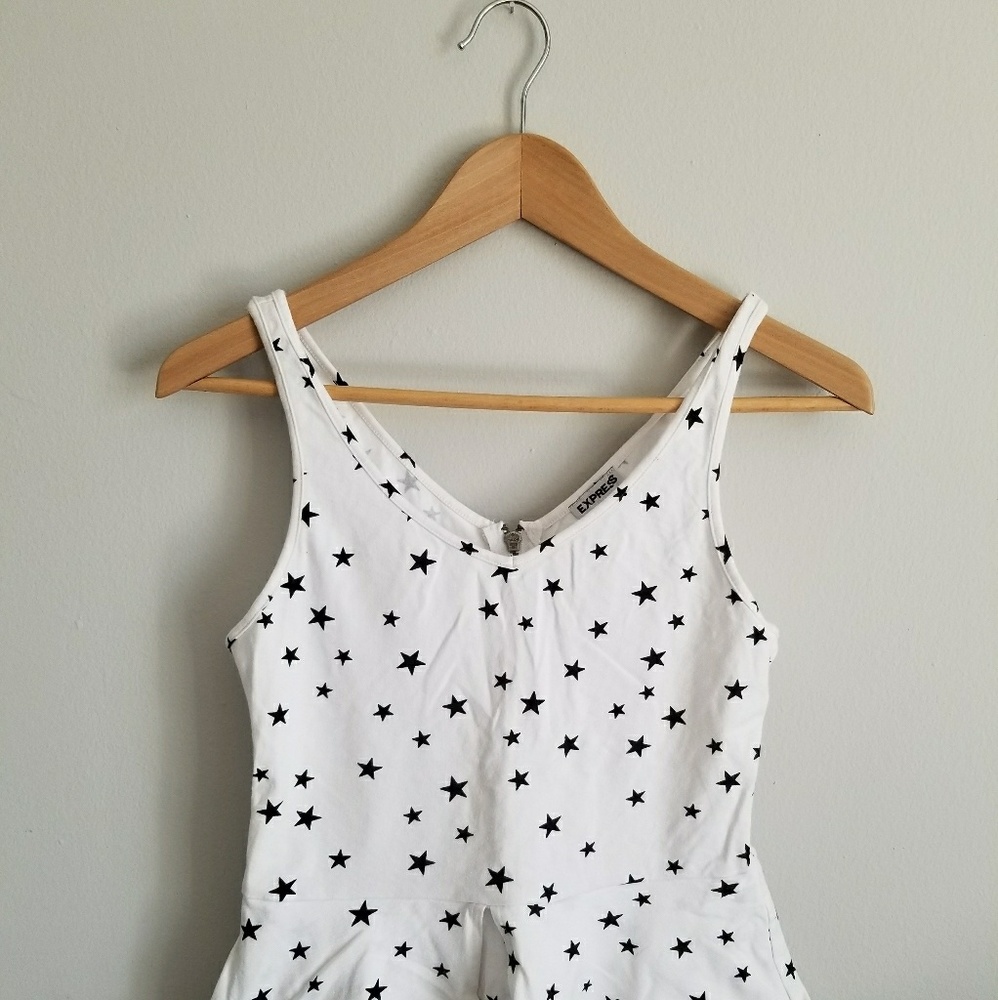 Express white tank tops