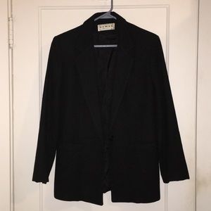 Black Wool Vintage Blazer