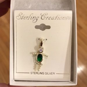 Sterling Baby Boy Charm.