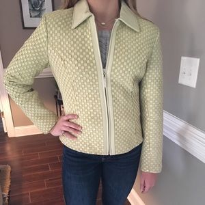 ST. John leather coat