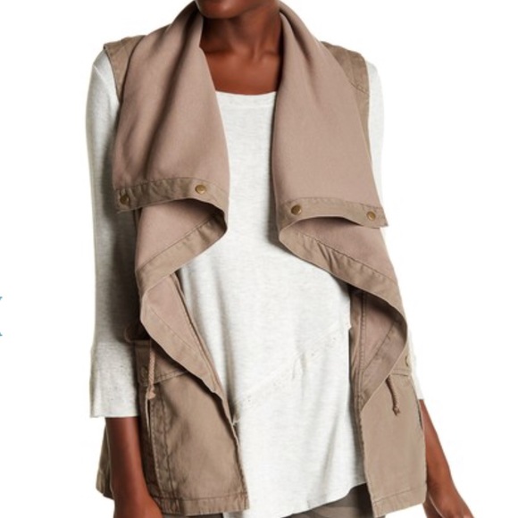Oversized collar vest - Picture 2 of 4