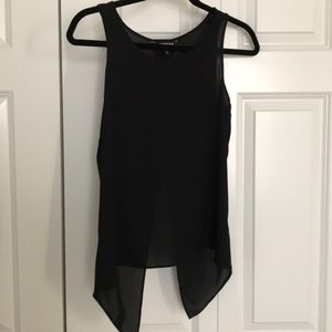 Black tank express. Open back.