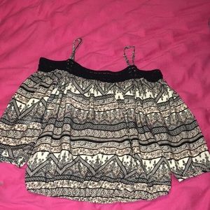 Cold shoulder long sleeved top