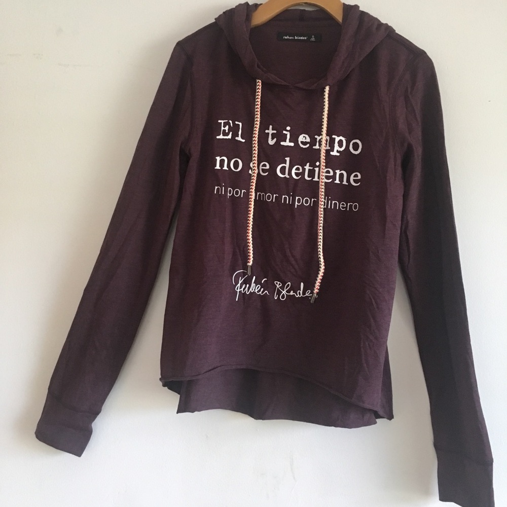 Burgundy Hoodie Sweater