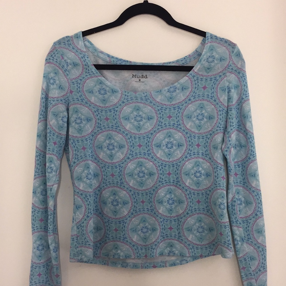 Mudd Light Blue Long Sleeve